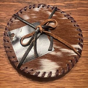 Texas Proud Leather Coasters